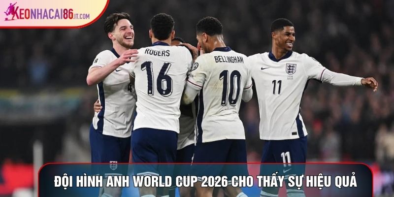Đội hình Anh World Cup 2026 cho thấy sự hiệu quả