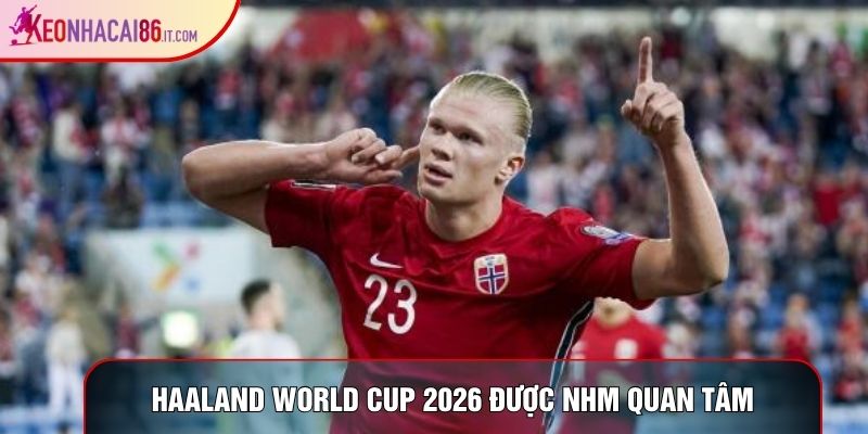 Haaland world cup 2026 được NHM quan tâm