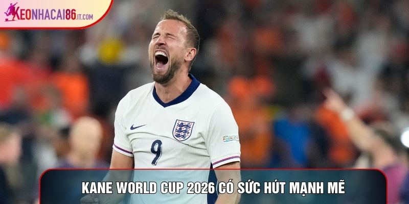 Kane world cup 2026 có sức hút mạnh mẽ