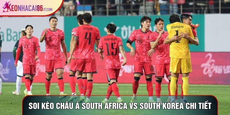 Soi kèo châu Á South Africa vs South Korea chi tiết